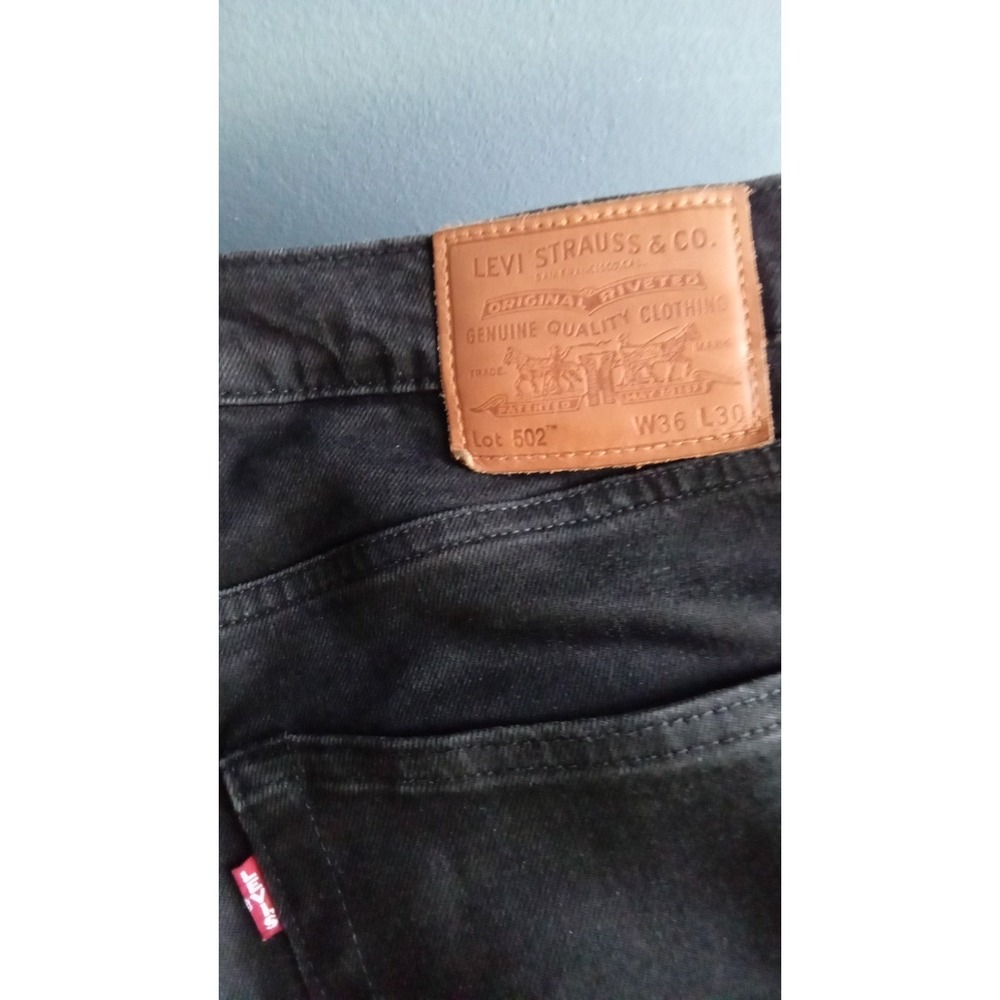 Levis 501 Original Fit Jeans Straight Leg Button Fly 100% Cotton Black Capital E